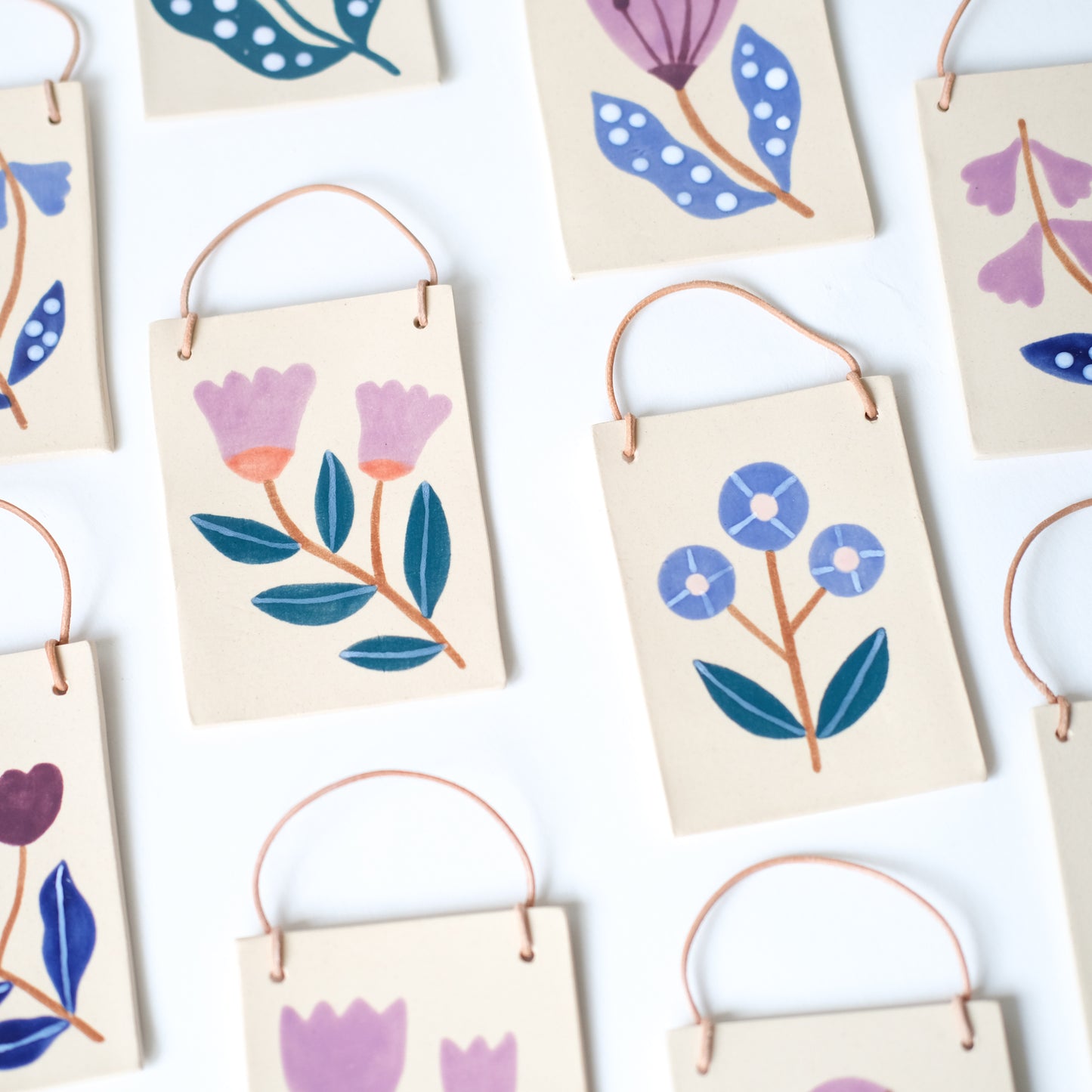 Botanical Wandbild | Gänseblümchen Blau