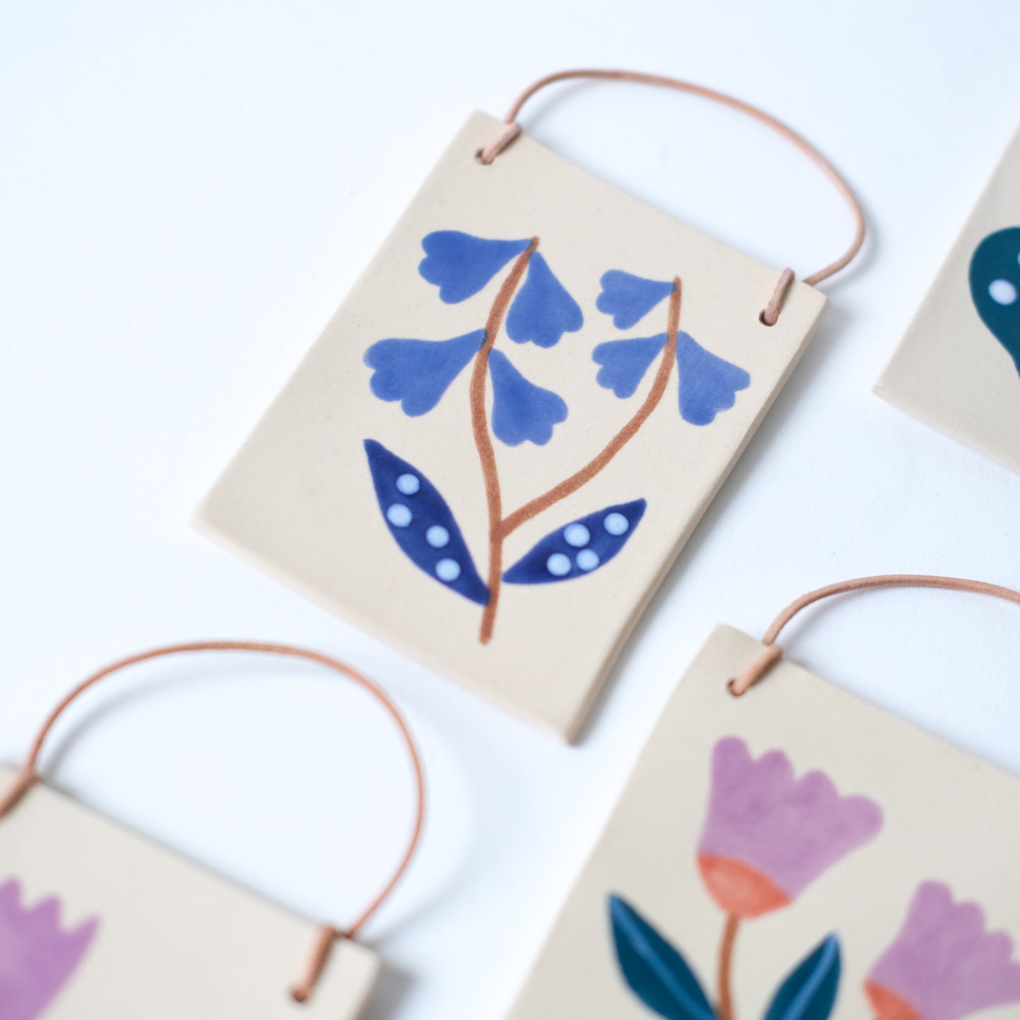 Botanical Wandbild | Glockenblume Blau