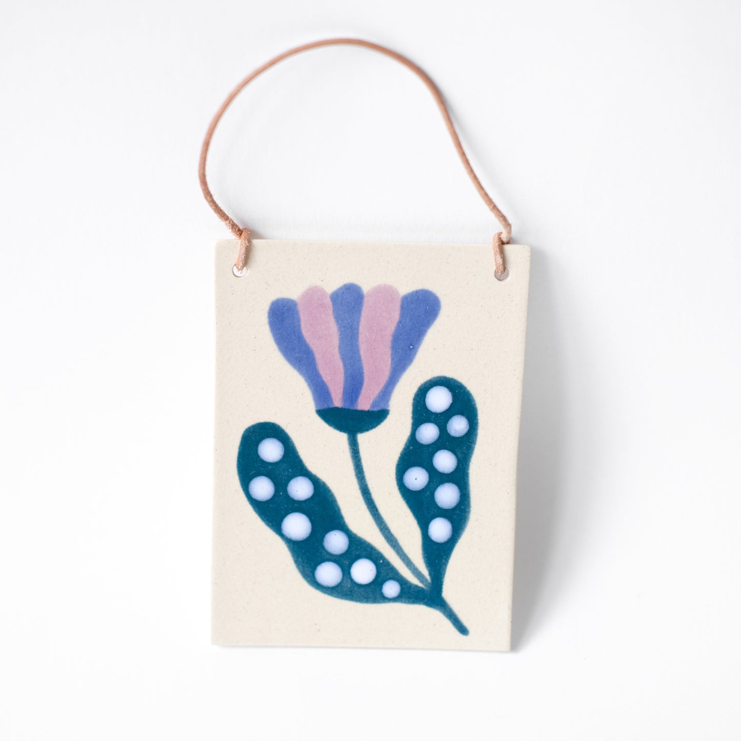 Botanical Wandbild | Lilie Blau Rosa