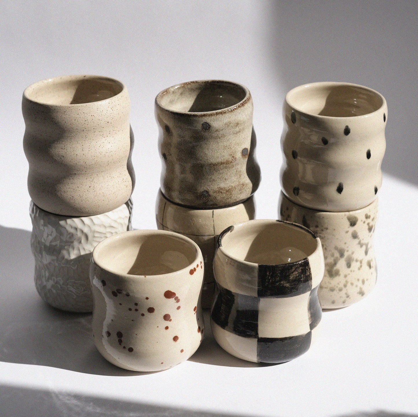 Becher Wave | Kariert