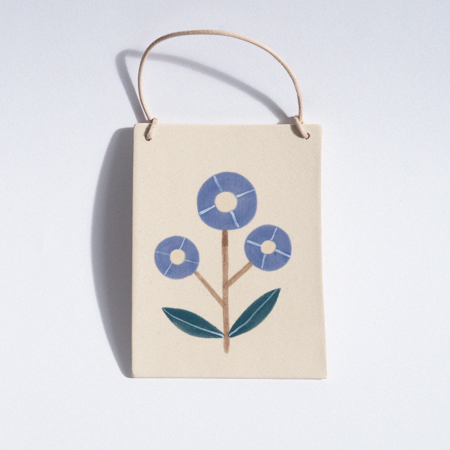 Botanical Wandbild Medium | Gänseblümchen Blau