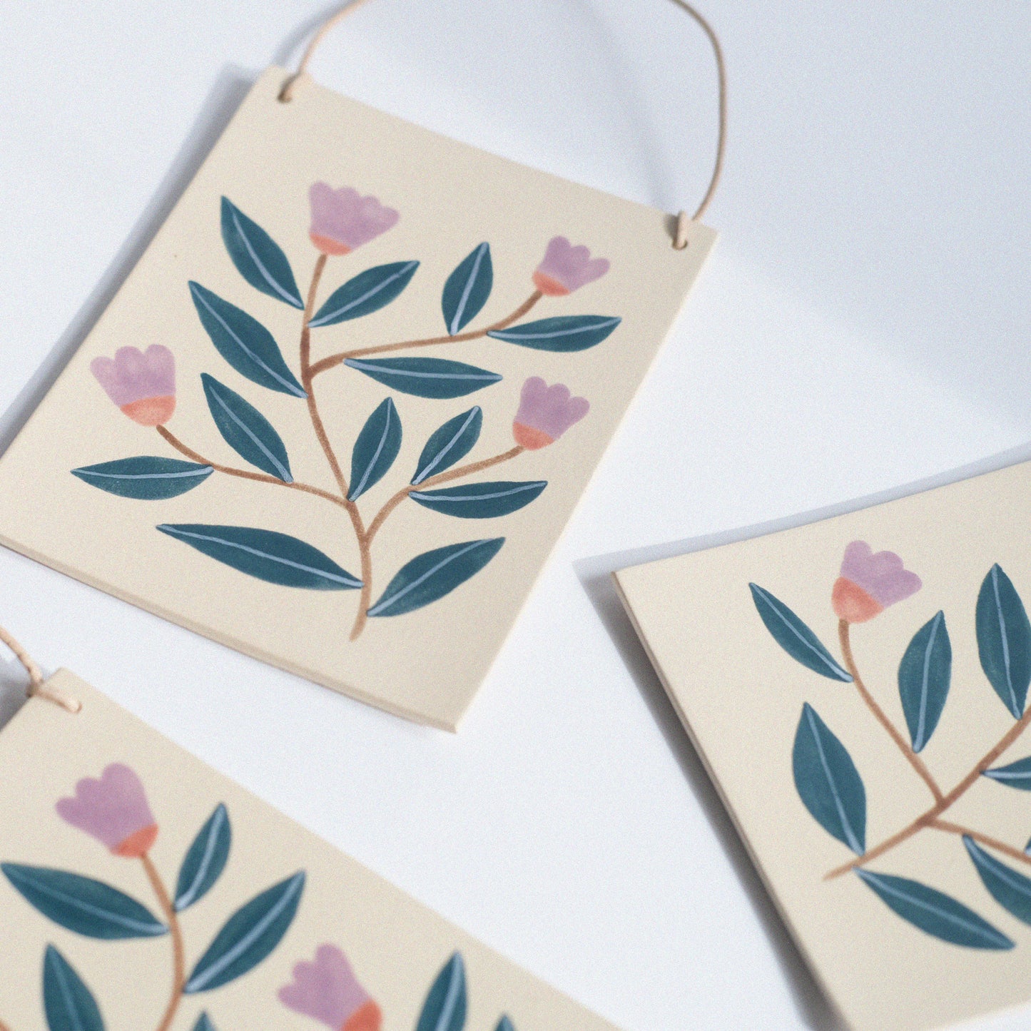 Botanical Wandbild Large | Lilie Rosa Orange