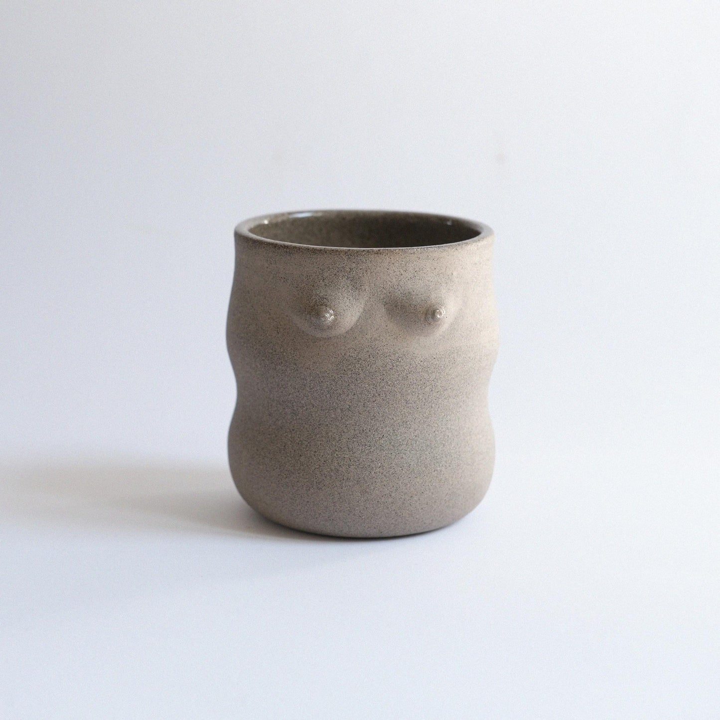Mama Cup Curvy "Grau Matt"