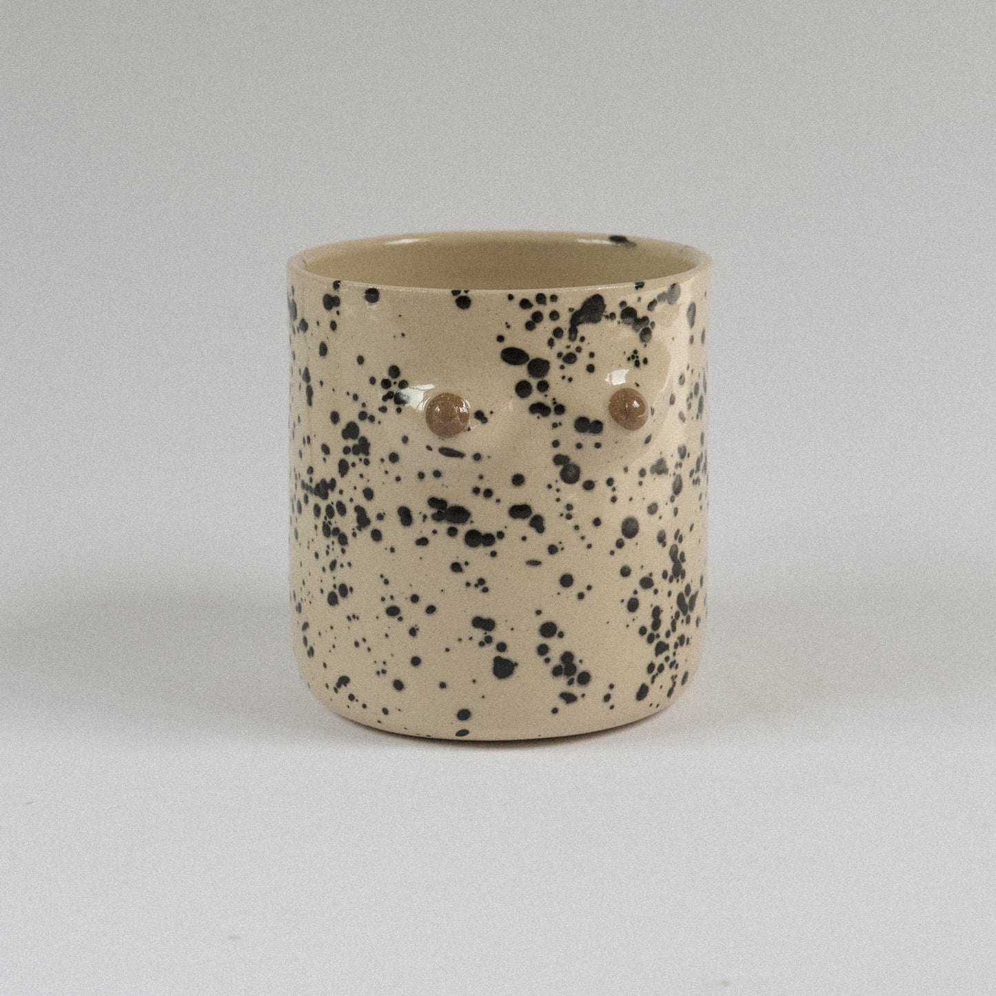 Mama Planter | Schwarzbraune Splashes