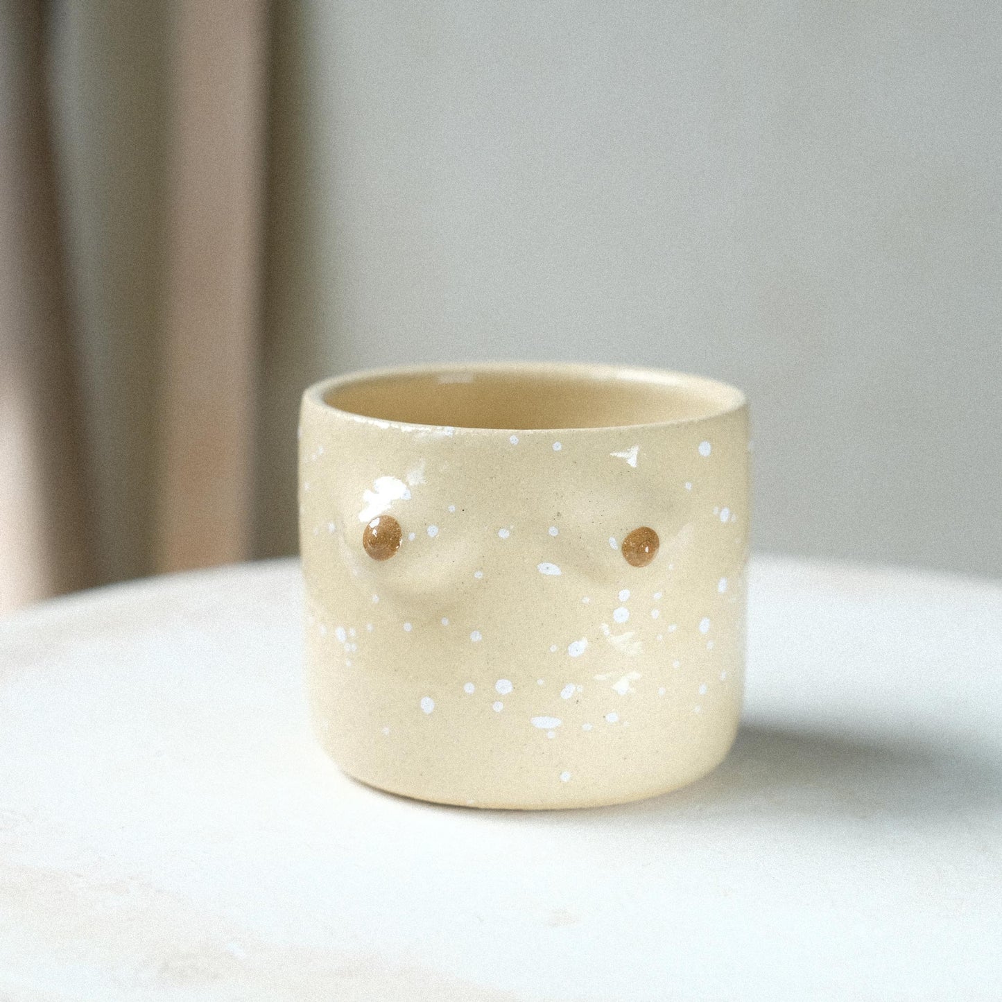 Mama Planter XS | Creme Splashes