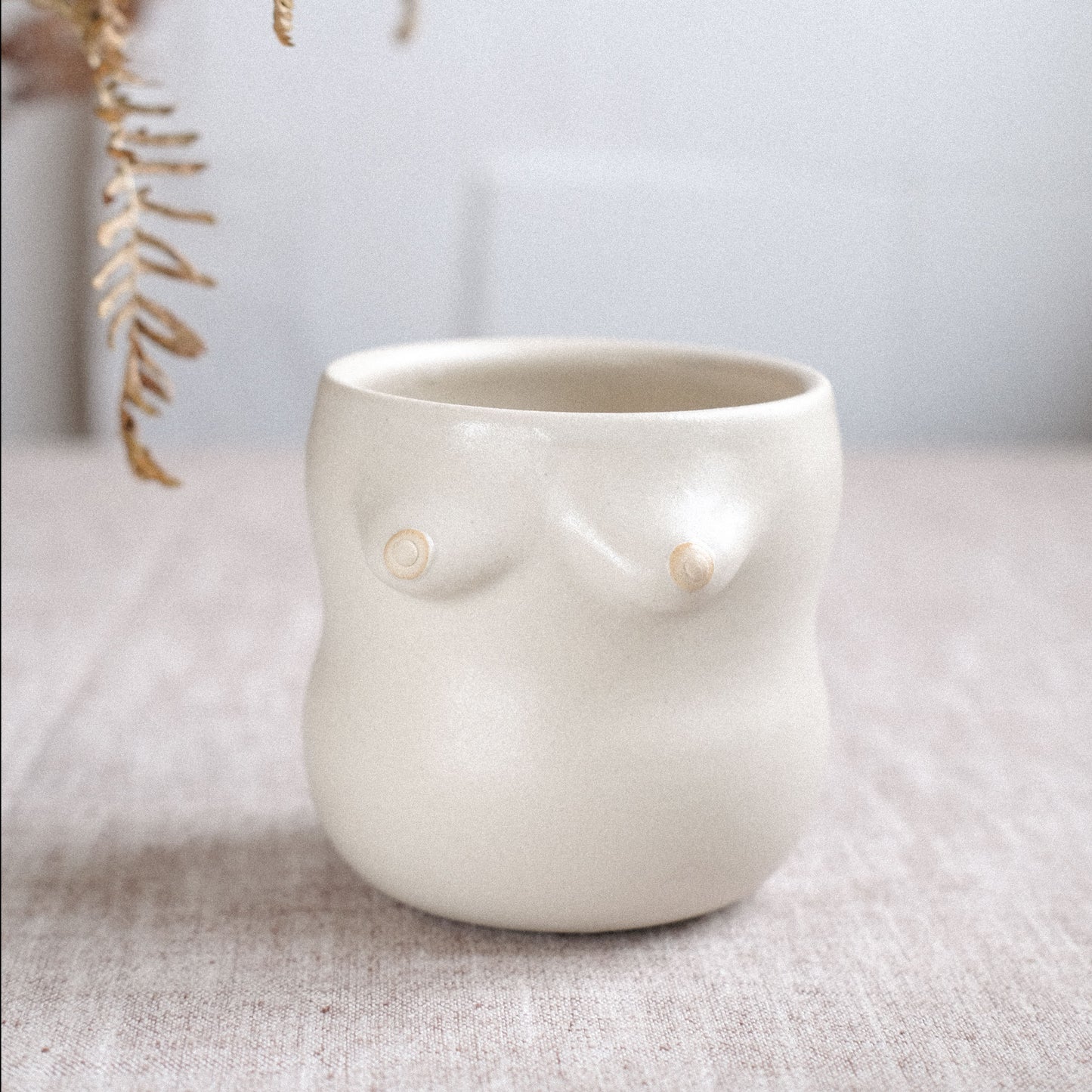 Mama Cup Curvy | Weiß Seidenmatt