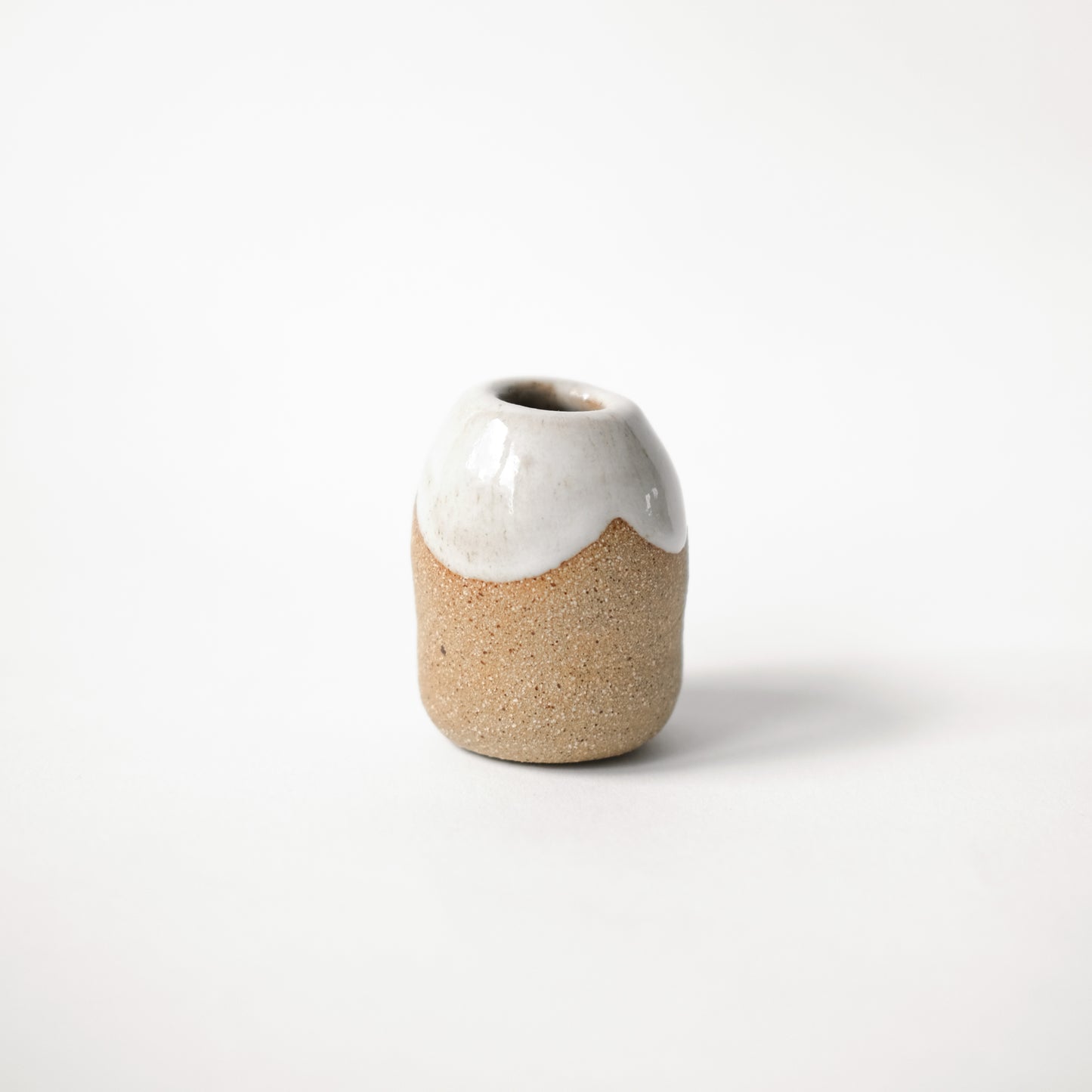 Vase XS | Braun Weiß