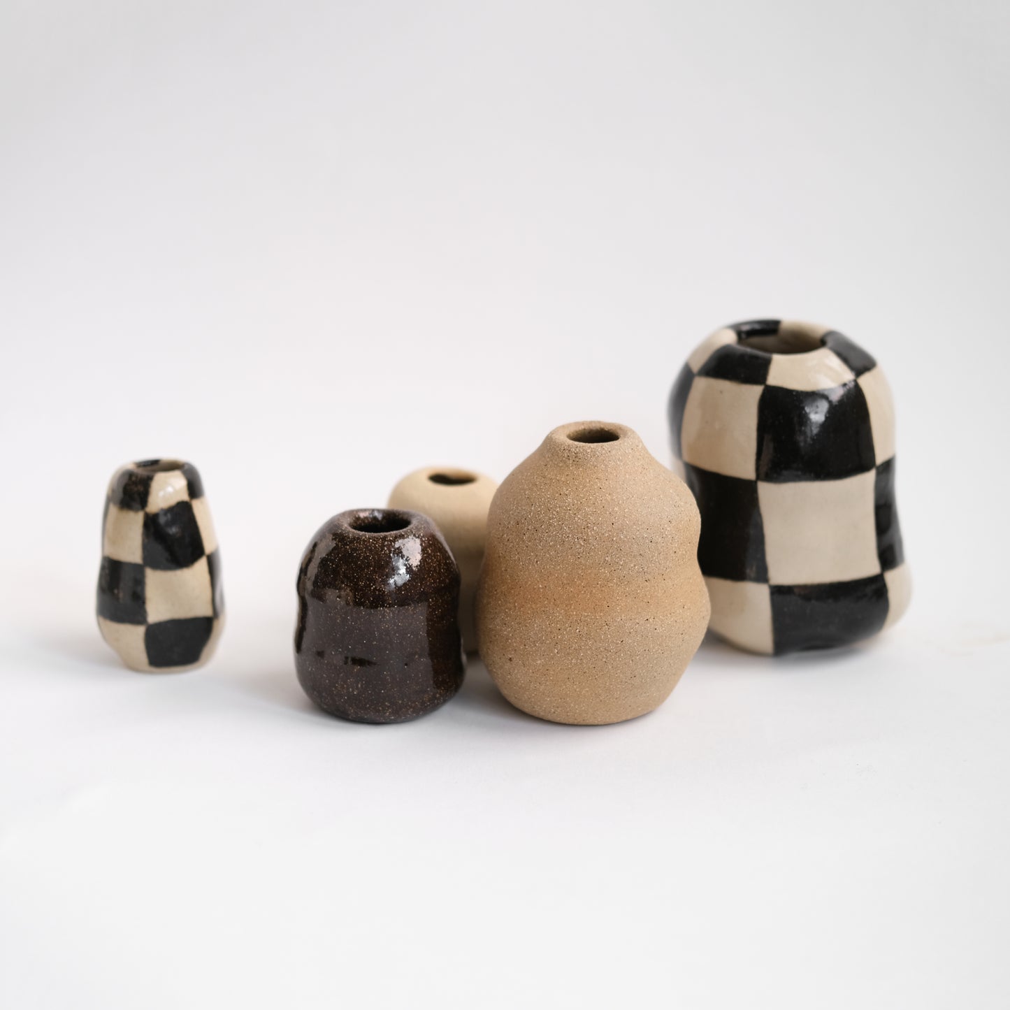 Vase XS | Schwarzbraun