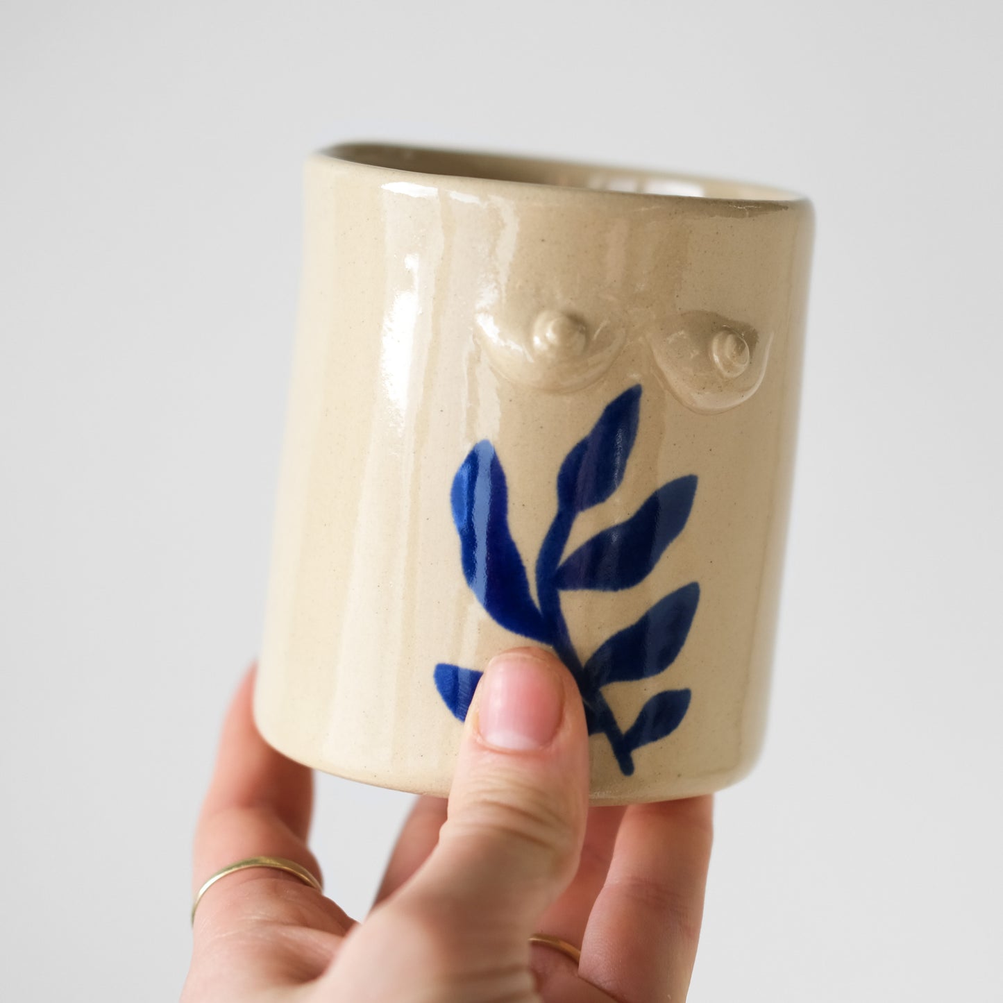 Mama Planter "Blue Flower"