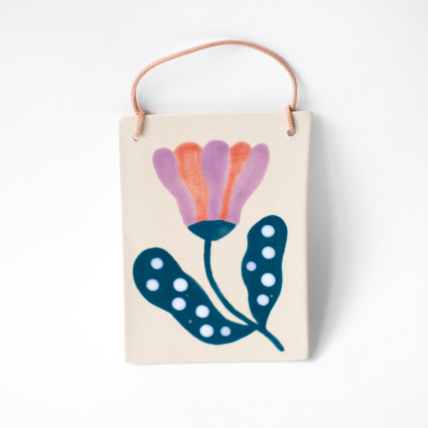 Botanical Wandbild | Lilie Orange Rosa