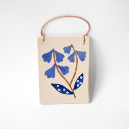 Botanical Wandbild | Glockenblume Blau