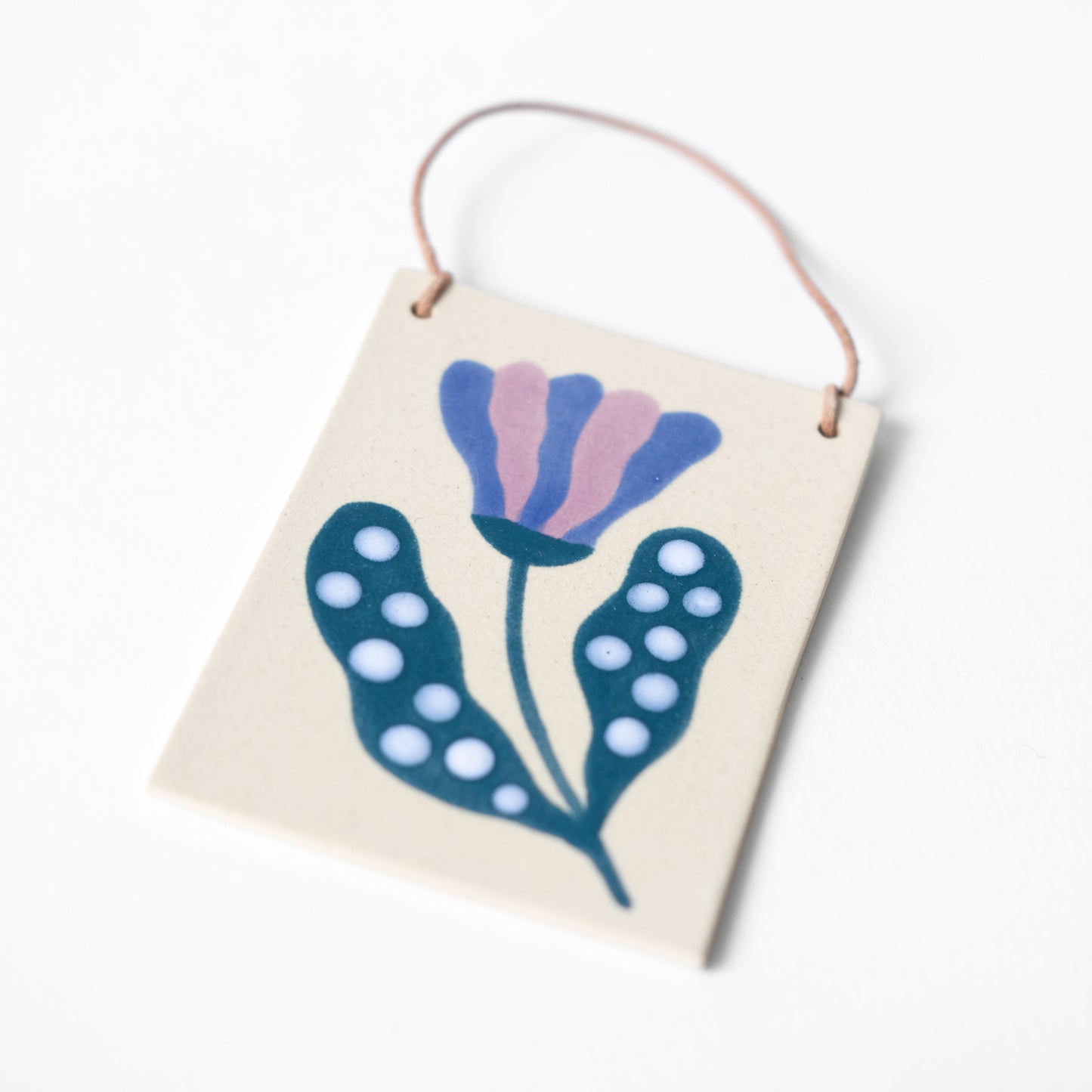 Botanical Wandbild | Lilie Blau Rosa