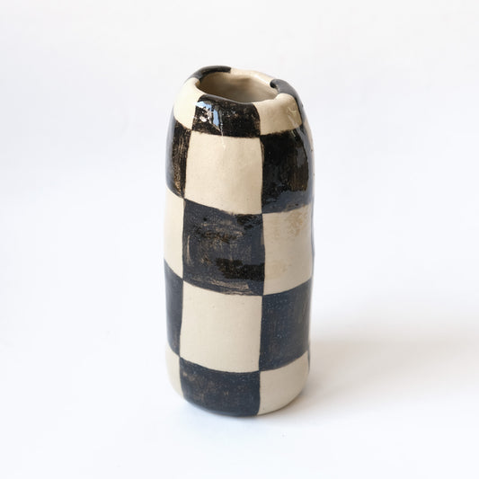 Vase XL | Kariert