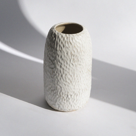 Vase L | Carving Matt Weiß