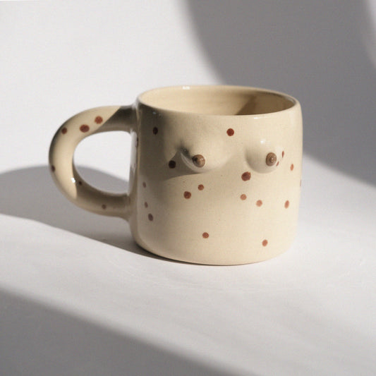 Mama Tasse  | Weiß Freckles