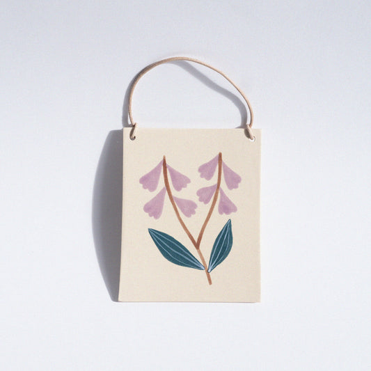 Botanical Wandbild Medium | Glockenblume Rosa
