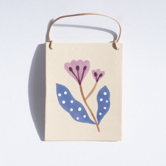 Botanical Wandbild Medium | Lila Blume