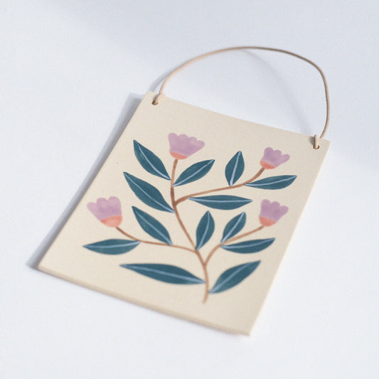 Botanical Wandbild Large | Lilie Rosa Orange