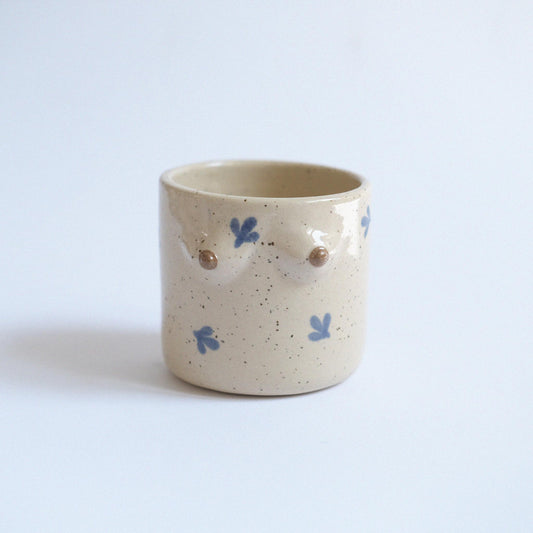 Mama Planter XS | Blaue Blümchen Vanille