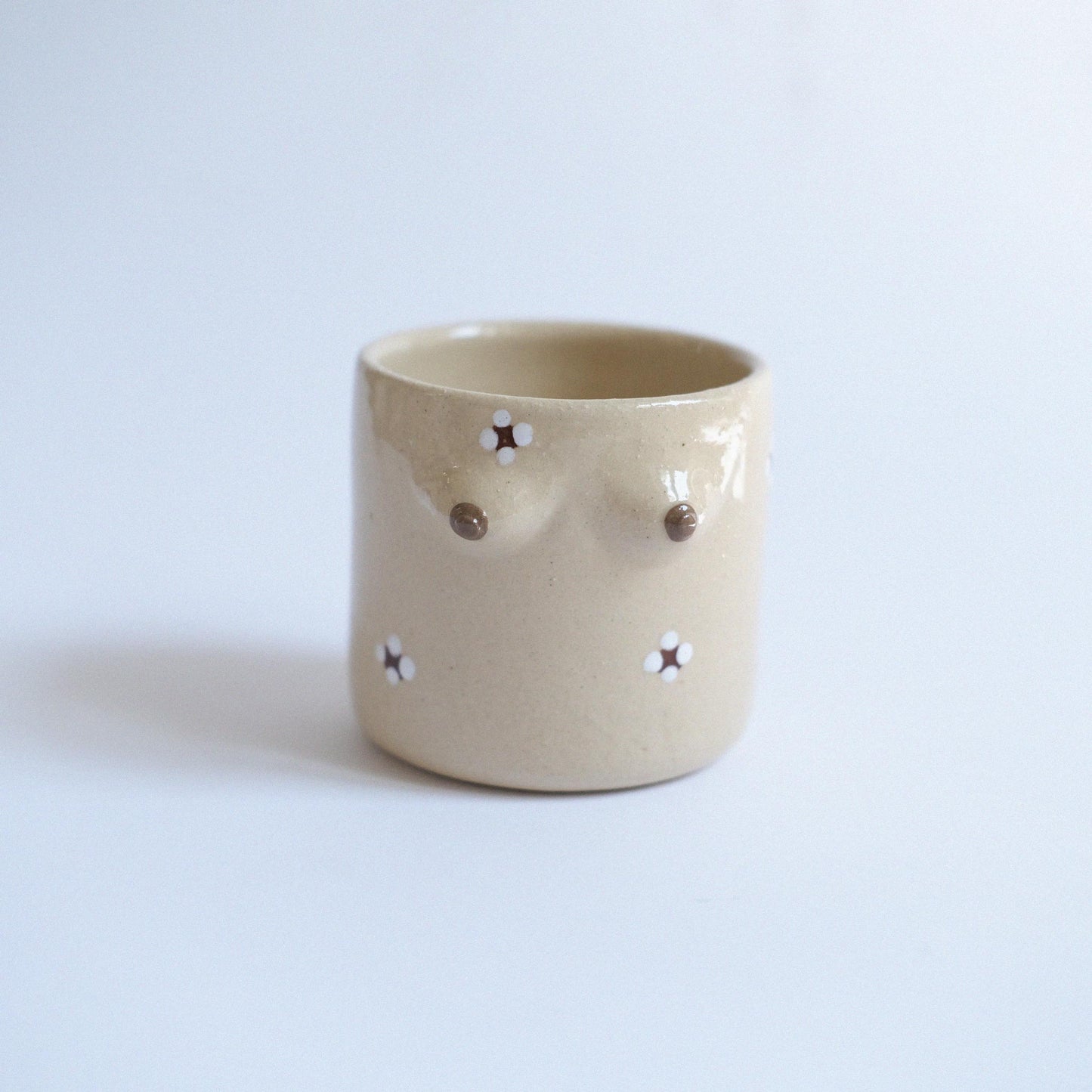 Mama Planter XS  | Creme Blümchen