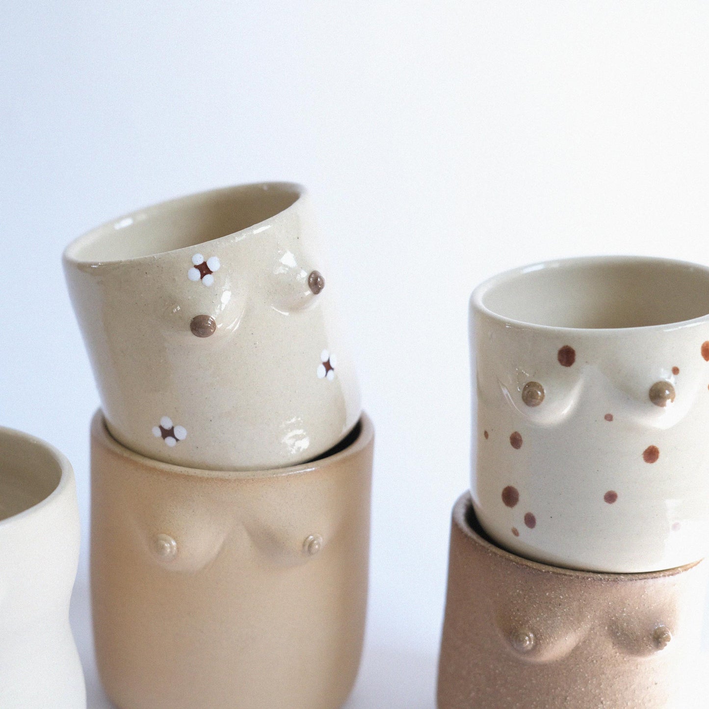 Mama Planter XS  | Creme Blümchen