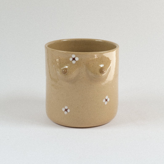 Mama Planter | Ocker Blümchen