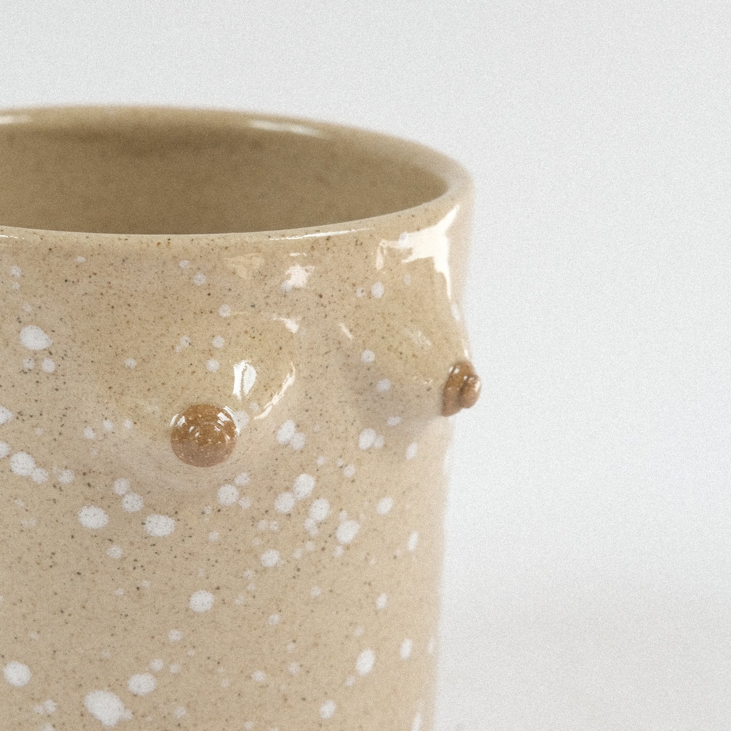 Mama Planter | Sand Splashes Weiß