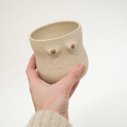 Mama Cup Curvy  "Sand Klassik Matt"