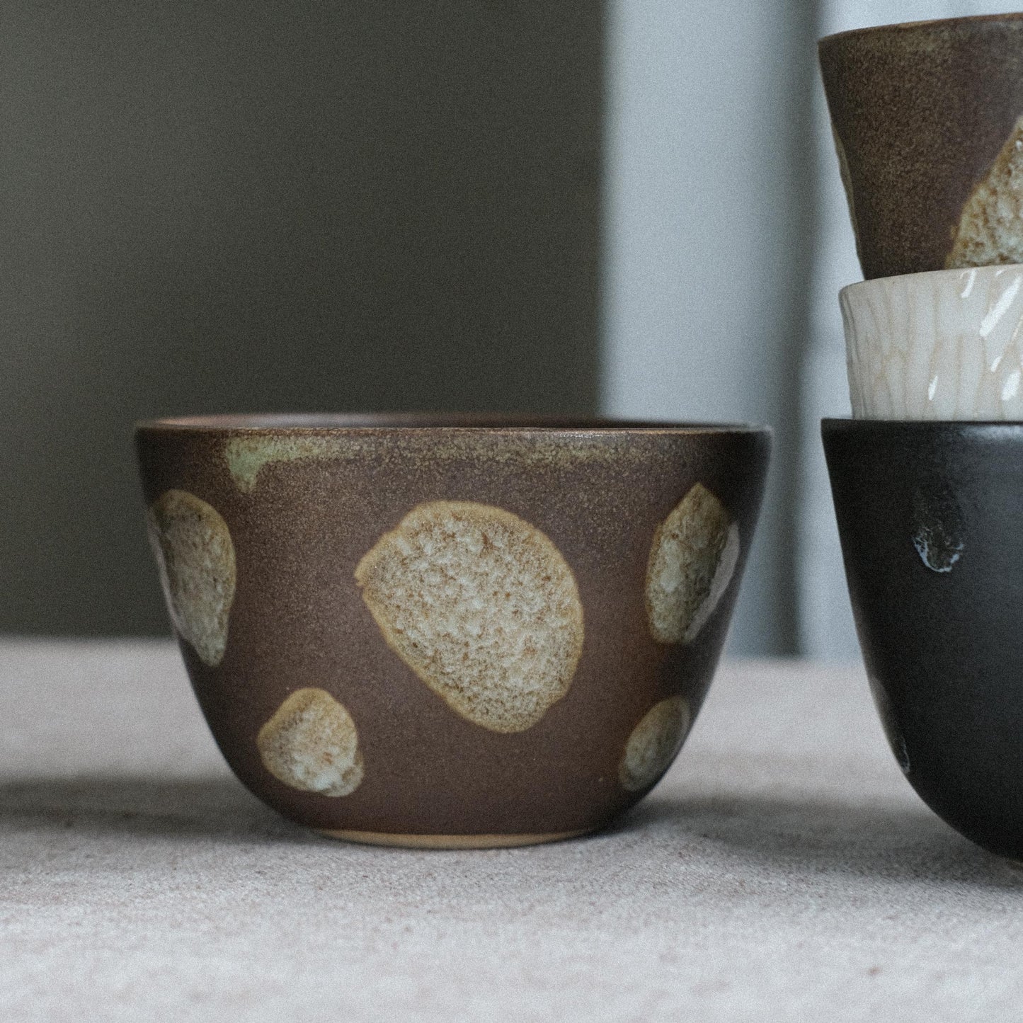 Cappuccino Becher | Braun Flecken