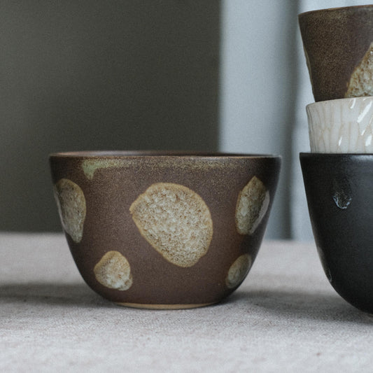 Cappuccino Becher | Braun Flecken