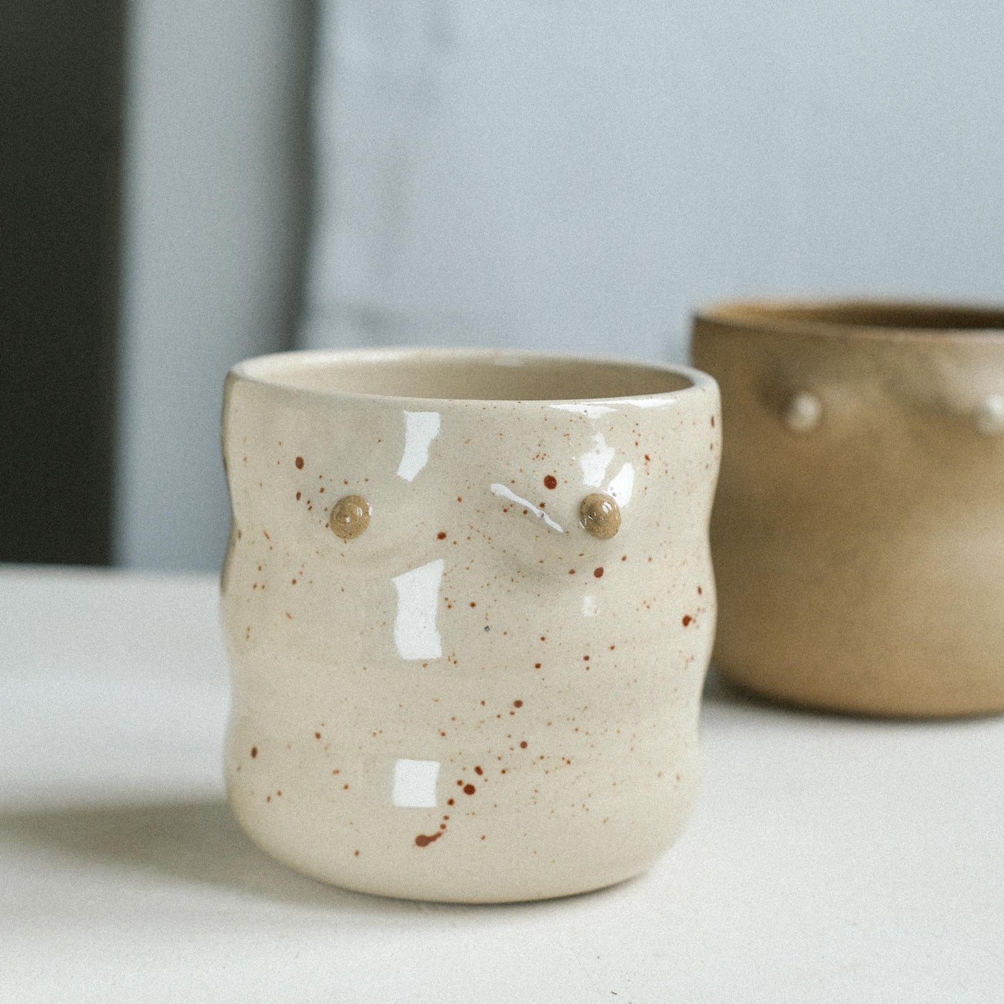 Mama Cup Curvy | Braune Splashes