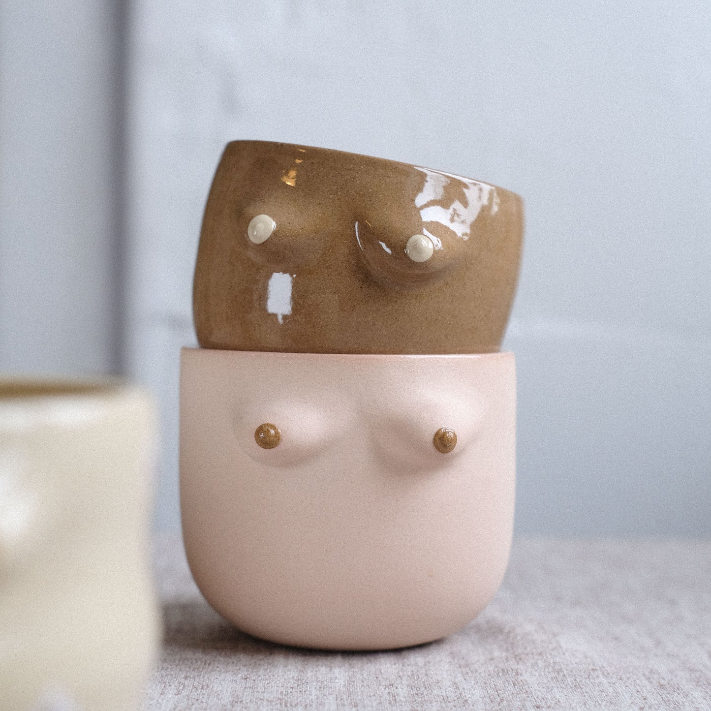 Mama Cup Round XS | Rotbraun Klassik