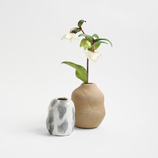 Vase S | Braun matt