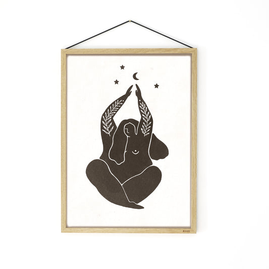Giclée Print "Moon & Stars"
