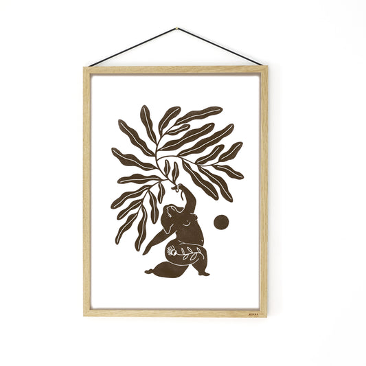 Giclée Print "Plantpower" -black